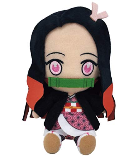 Demon Slayer: Kimetsu no Yaiba Nezuko Kamado Chibi Plush Doll 2027 Polyesete NEW_1