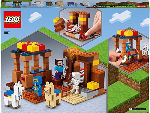 LEGO Minecraft Village Trading Post 21167 201 pieces Video Game Characters NEW_7