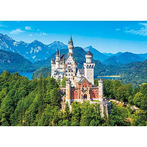 APPLEONE 500pc Jigsaw Puzzle Neuschwanstein Castle Shining in White ‎500-271 NEW_1