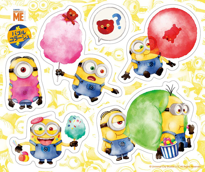 Epoch 300 pieces Jigsaw Puzzle Minions Mini Sweet Collage 26x38cm ‎28-802s NEW_3