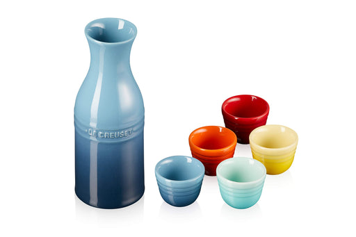 Le Creuset SAKE Ware Set Multi Color Stoneware Liquor Tableware ‎69245007849013_1