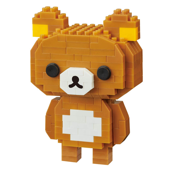 Kawada Nanoblock CharaNano Rilakkuma CN-23 270 pieces Character Block Brown NEW_1