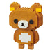 Kawada Nanoblock CharaNano Rilakkuma CN-23 270 pieces Character Block Brown NEW_1