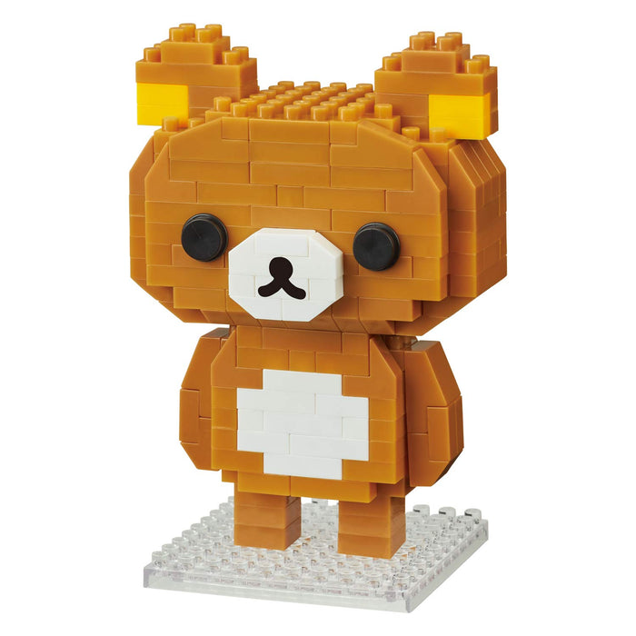 Kawada Nanoblock CharaNano Rilakkuma CN-23 270 pieces Character Block Brown NEW_3