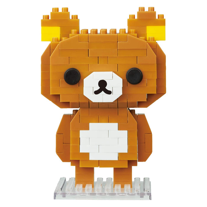 Kawada Nanoblock CharaNano Rilakkuma CN-23 270 pieces Character Block Brown NEW_4