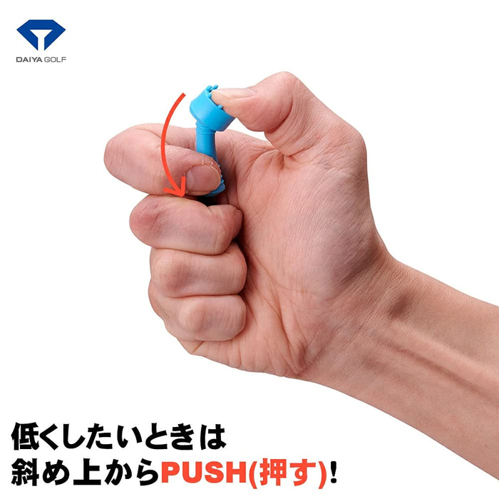 DAIYA GOLF Golf Tee Flick Tee 2 Level Height Adjustment 40, 50mm Set of 3 TE-444_5