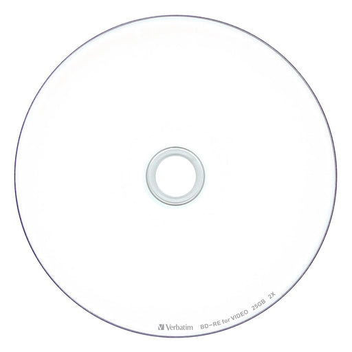 Verbatim Blu-ray BD-RE 25GB Repeated recording White printable VBE130NP53SV4 NEW_2