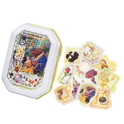 Disney Belle & Beast Canned Sticker Set Beauty and the Beast Disney Princess NEW_1