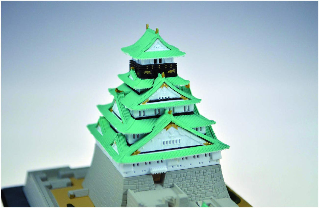 Doyusha 1/900 Easy Model Series Osaka Castle Pre-Colored Plastic Model Kit NEW_3