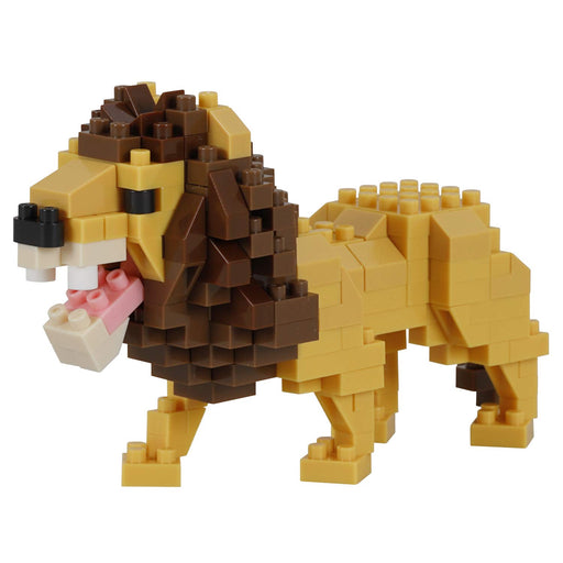 Kawada Nanoblock Wild Animal Series Lion NBC_326 Plastic Block 200-pieces 12+_1