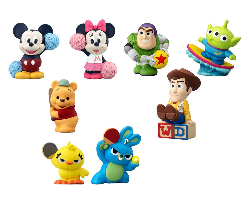 Bandai Disney Friends Mini Fiigure 6 Set of 8 pieces Full Complete Capsule Toy_1