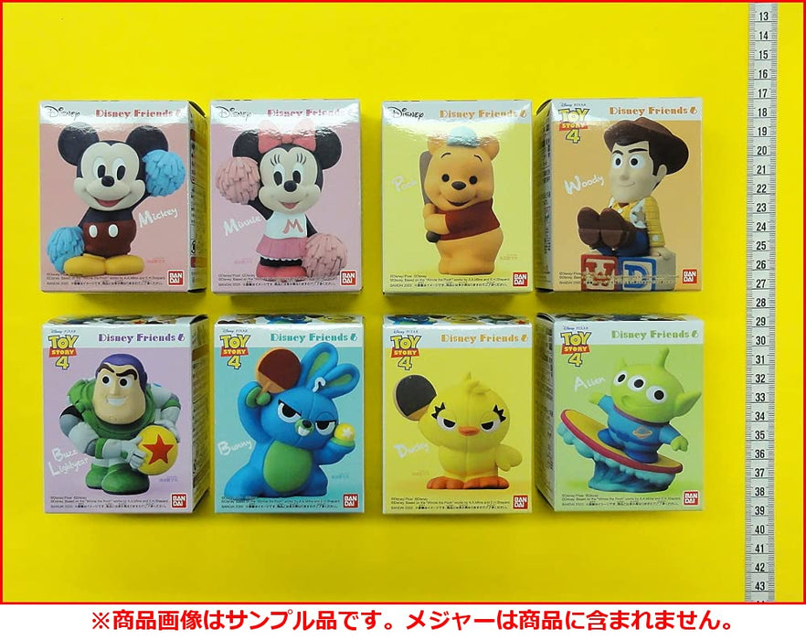 Bandai Disney Friends Mini Fiigure 6 Set of 8 pieces Full Complete Capsule Toy_2