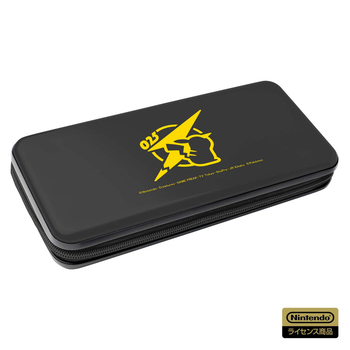 Hori Aluminum Case for Nintendo Switch Pikachu COOL Series Black NSW-268 NEW_1