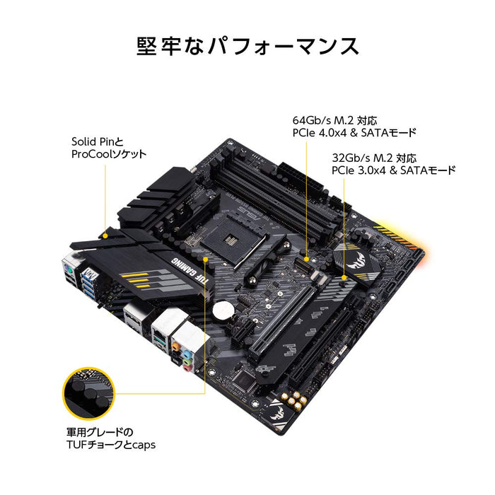 ASUS TUF GAMING B550M-PLUS AMD Ryzen 5000 Series Mother Board B550 mATX NEW_2