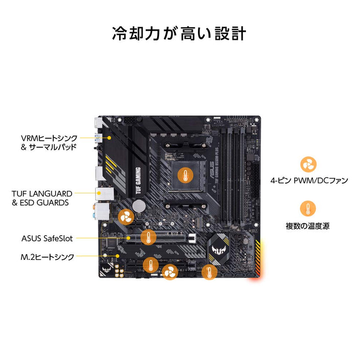 ASUS TUF GAMING B550M-PLUS AMD Ryzen 5000 Series Mother Board B550 mATX NEW_3