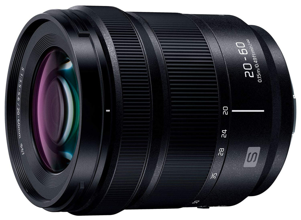 Panasonic S-R2060 LUMIX S Series 20-60mm f/3.5-5.6 Zoom Lens L Mount Black NEW_1