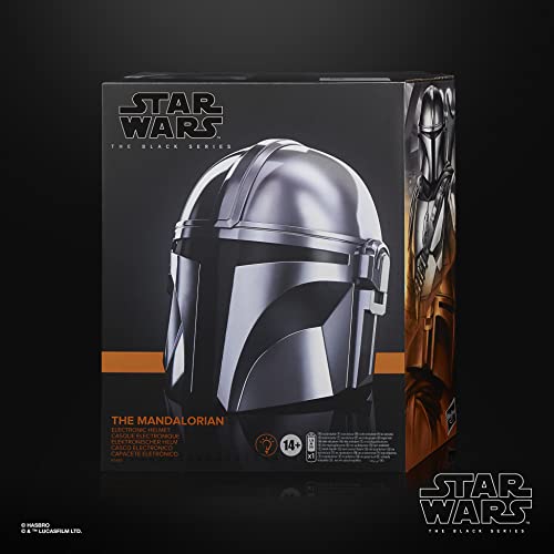Hasbro Star Wars Black Series The Mandalorian Electronic Helmet ‎Silver F0493_3