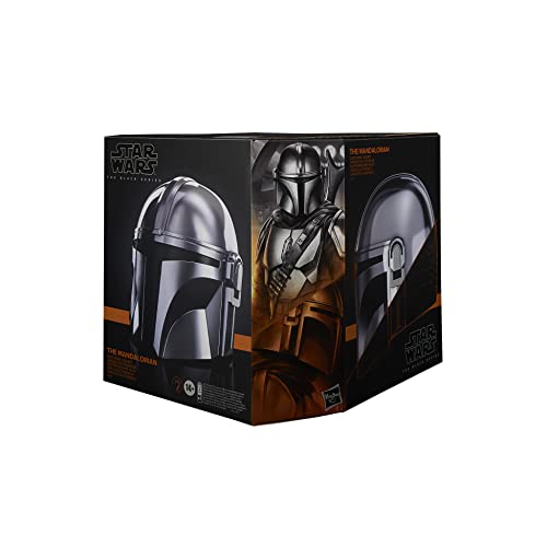 Hasbro Star Wars Black Series The Mandalorian Electronic Helmet ‎Silver F0493_8