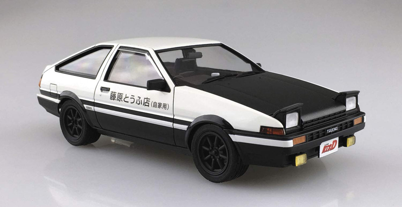 AOSHIMA 1/24 Initial D No.1 AE86 Toyota Sprinter Trueno Project D Ver. model kit_3