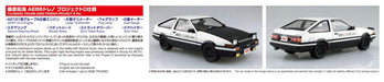 AOSHIMA 1/24 Initial D No.1 AE86 Toyota Sprinter Trueno Project D Ver. model kit_6