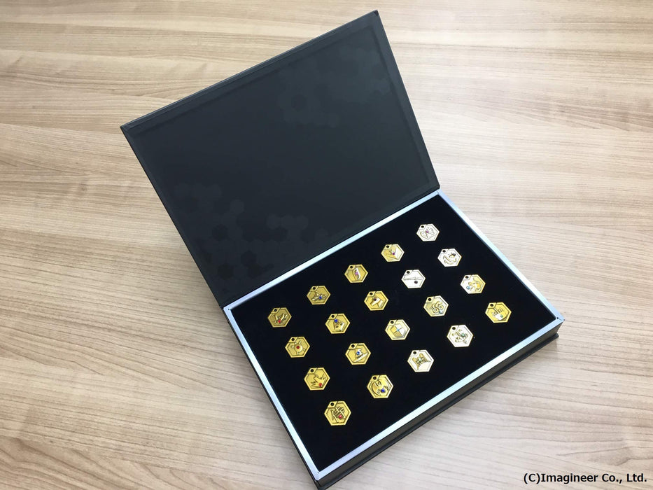 Imagineer Medarot S Medal Pins Set of 20 in Book-Style Case 2200630072158 NEW_3