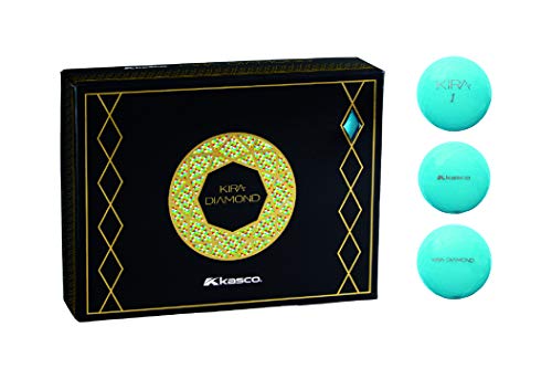 KASCO Golf Ball Kira Diamond 1 dozen (12 pieces) Blue Made in Japan glitter NEW_1