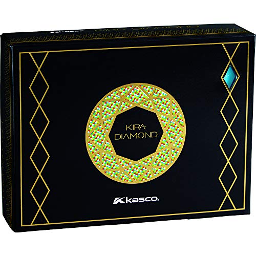 KASCO Golf Ball Kira Diamond 1 dozen (12 pieces) Blue Made in Japan glitter NEW_2