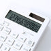 MUJI solar Calculator 12 Digit White KK-1154MS 37355538 10.4x17.3x1.2cm ABS NEW_4