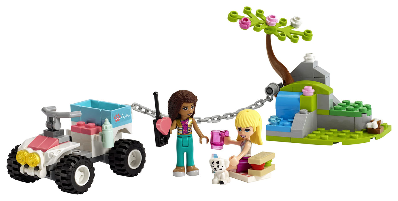 LEGO Friends Vet Animal Rescue Truck 41442 100-pieces Plastic Block Multicolor_3