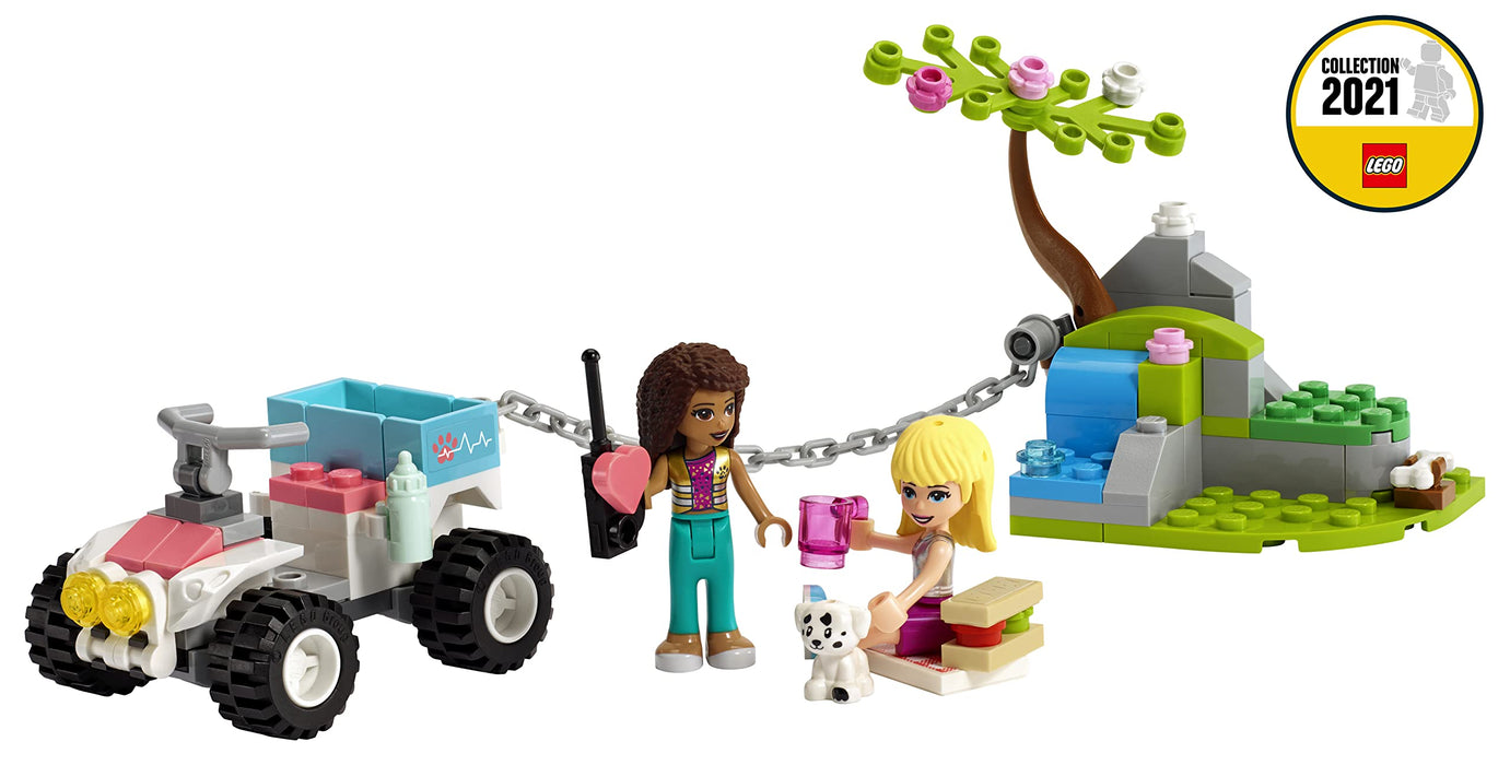 LEGO Friends Vet Animal Rescue Truck 41442 100-pieces Plastic Block Multicolor_4