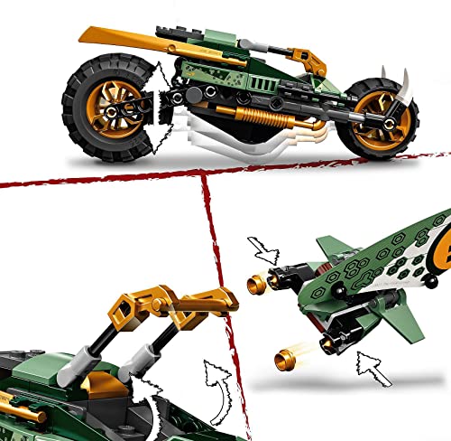 LEGO Ninjago Lloyd Jungle Bike 71745 ABS Multicolor 183 Pieces Block 7+ NEW_4