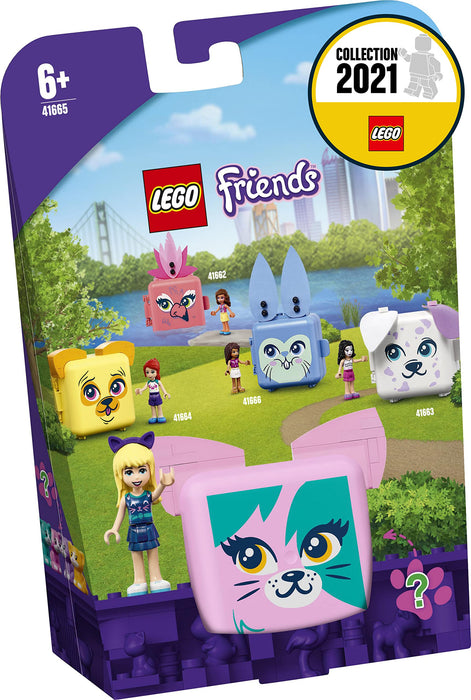 LEGO Friends Cubes Stephanie's Cat Cube 41665 Plastic Block 46 pieces Multicolor_2