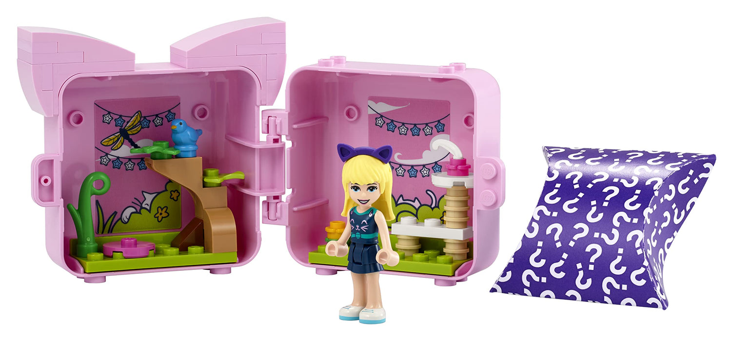 LEGO Friends Cubes Stephanie's Cat Cube 41665 Plastic Block 46 pieces Multicolor_3