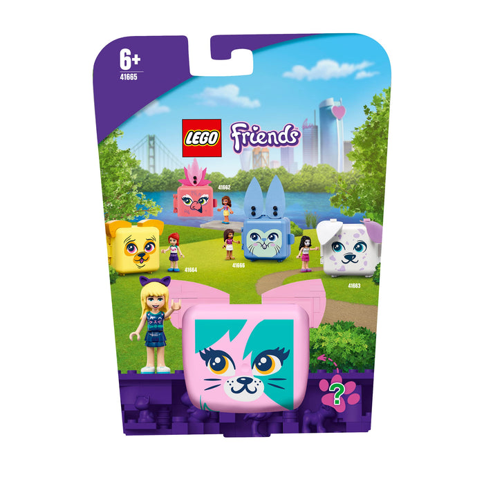 LEGO Friends Cubes Stephanie's Cat Cube 41665 Plastic Block 46 pieces Multicolor_5