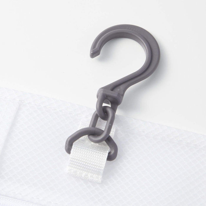 MUJI EVA hanging case 22x14.5cm 82203011 white EVA Resin Polyester Nylon NEW_3