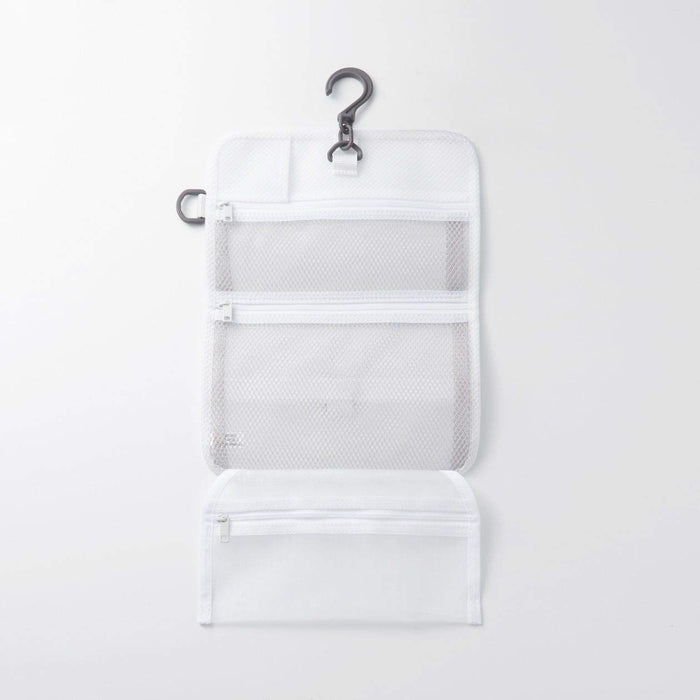 MUJI EVA hanging case 22x14.5cm 82203011 white EVA Resin Polyester Nylon NEW_4