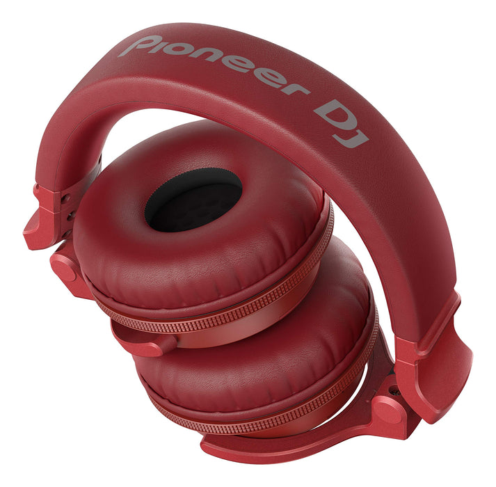 Pioneer DJ HDJ-CUE1 BT-R DJ Headphones Bluetooth Matte Red noise cancellation_3