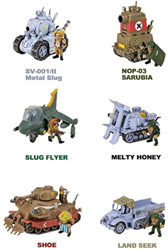 Time Model Metal Slug X 6 Types Assorted Box Plastic Model XNSMSX007 NEW_2