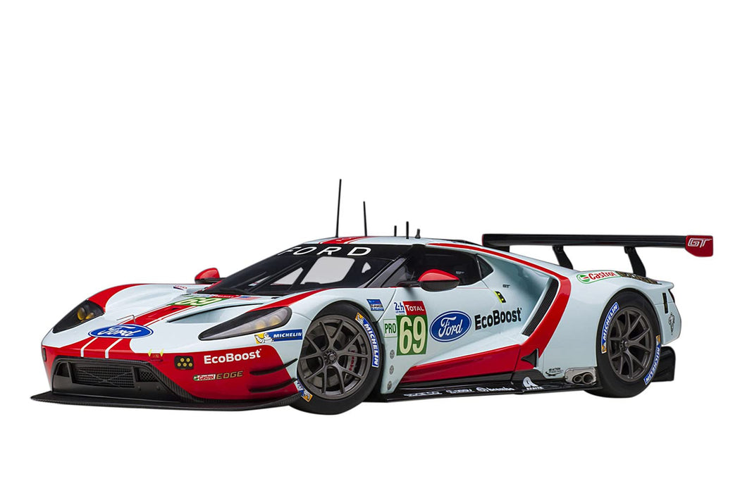 AUTOart 1/18 FORD GT 2019#69 Le Mans 24H LMGTE Pro Class Light Blue Red 81913_1