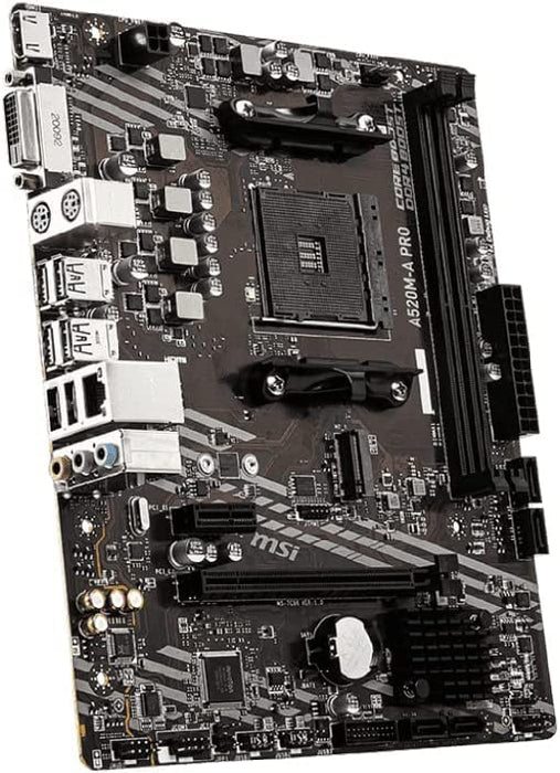 MSI A520M-A PRO Motherboard MicroATX Ryzen 5000 Series Micro ATX AMD A520 MB5136_3