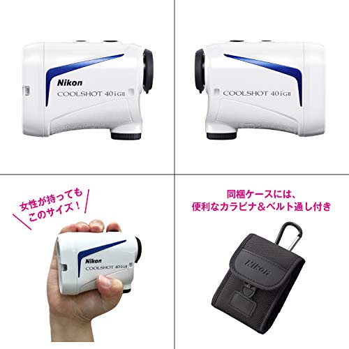 Nikon Golf Laser Rangefinder COOLSHOT 40iGII LCS40IGII Battery Powered White NEW_2