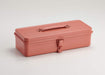 TOYO T-320 Steel Tool Box Trunk Pink 32x12.5x8.5cm Made in Japan Alloy Steel NEW_1