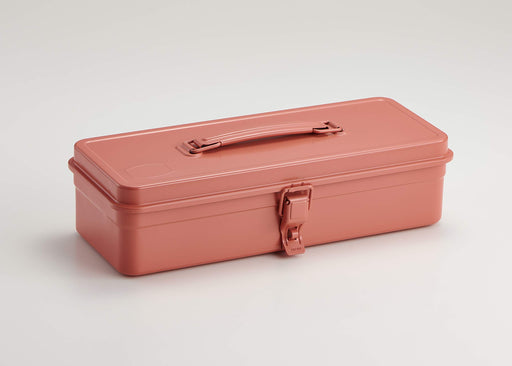 TOYO T-320 Steel Tool Box Trunk Pink 32x12.5x8.5cm Made in Japan Alloy Steel NEW_1