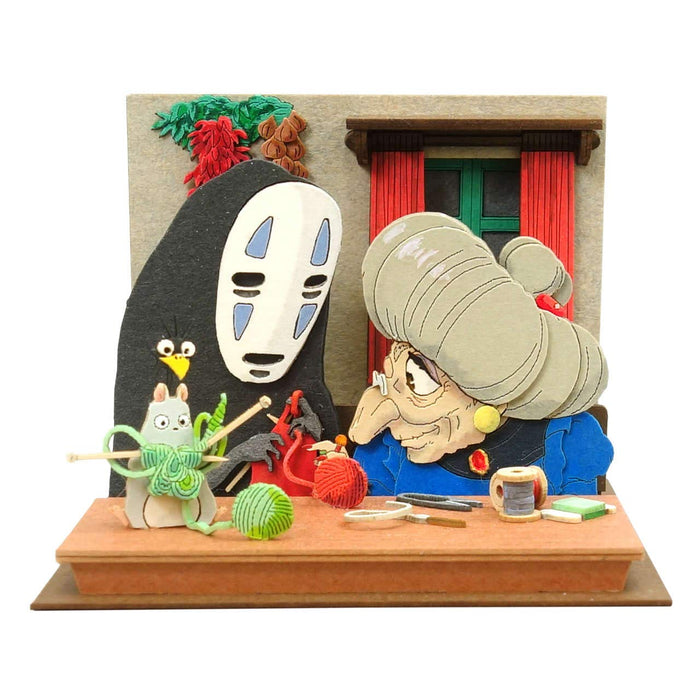 Sankei Studio Ghibli Mini Spirited Away Knitting w/Zeniba Paper Craft MP07-120_1