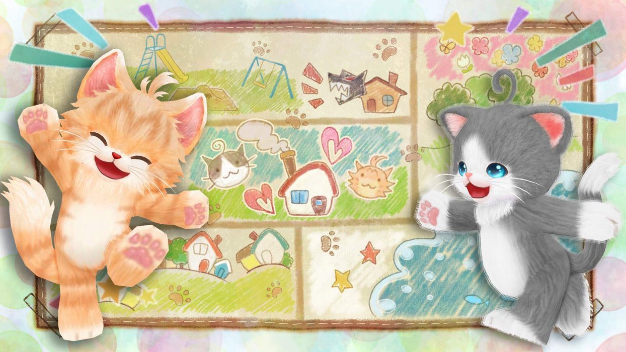 Neko Tomo Smile Mashimashi Nintendo Switch Animal Chatting Game HAC-2-AK5UA NEW_2