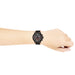 Angel Clover Watch Time Craft Diver TCD45BK-BK Men's Black Leather & Rubber Band_2