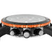 Angel Clover Watch Time Craft Diver TCD45BK-BK Men's Black Leather & Rubber Band_4