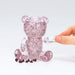 Beverly 48 pieces Crystal Puzzle Jewel Bear Lily 50265 Plastic 3D Puzzle Pink_5