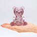 Beverly 48 pieces Crystal Puzzle Jewel Bear Lily 50265 Plastic 3D Puzzle Pink_6