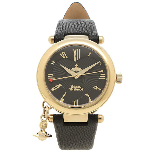 Vivienne Westwood Watch Women Orb Heart 32MM Quartz Black VV006GDBLK 3859878 NEW_1